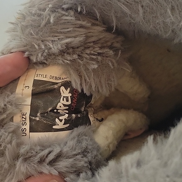 Girls winter boots size 3 - Picture 4 of 4